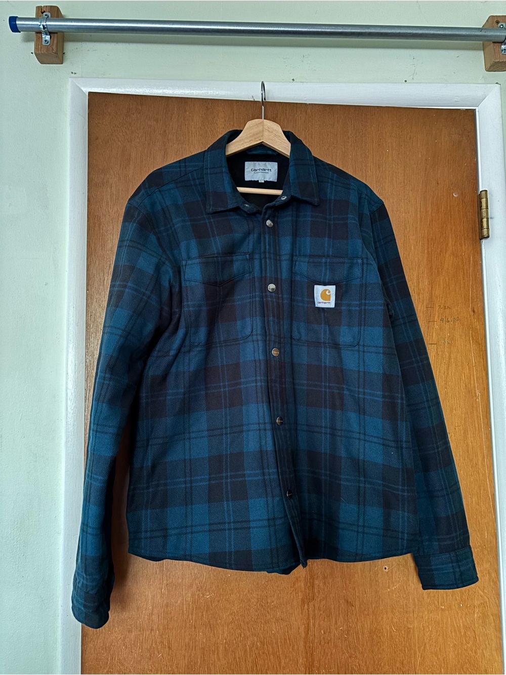 Carhartt Work in progress Pulford shirt jacket shacket fleece flannel